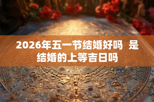 2026年五一节结婚好吗 是结婚的上等吉日吗 2026年五一节结婚好吗 是结婚的上等吉日吗