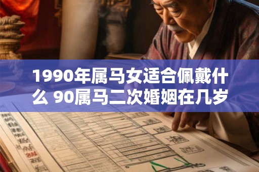1990年属马女适合佩戴什么 90属马二次婚姻在几岁