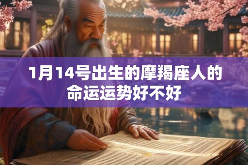 1月14号出生的摩羯座人的命运运势好不好 1月14号出生的摩羯座人的命运运势好不好