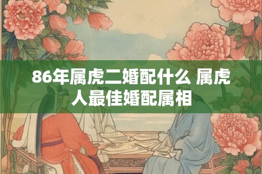 86年属虎二婚配什么 属虎人最佳婚配属相 86年属虎二婚配什么 属虎人最佳婚配属相