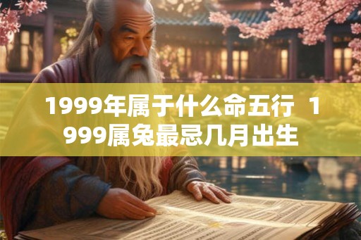 1999年属于什么命五行  1999属兔最忌几月出生