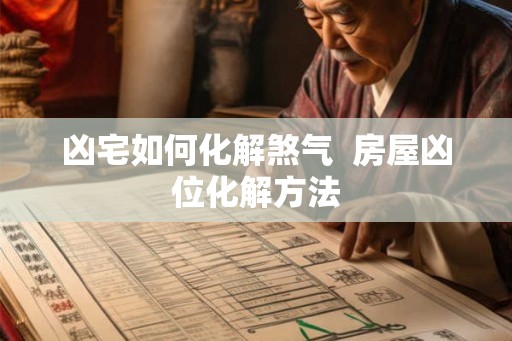 凶宅如何化解煞气  房屋凶位化解方法
