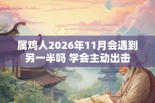 属鸡人2026年11月会遇到另一半吗 学会主动出击
