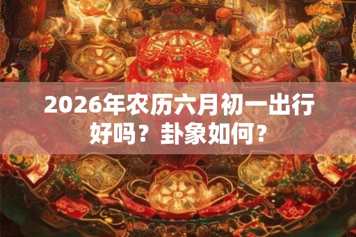 2026年农历六月初一出行好吗?卦象如何? 2026年农历六月初一出行好吗?卦象如何?