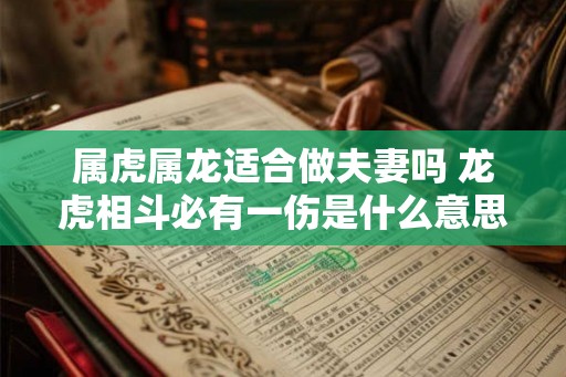 属虎属龙适合做夫妻吗 龙虎相斗必有一伤是什么意思