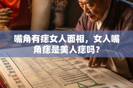 嘴角有痣女人面相，女人嘴角痣是美人痣吗？