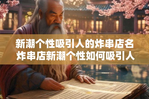 新潮个性吸引人的炸串店名 炸串店新潮个性如何吸引人