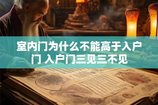 室内门为什么不能高于入户门 入户门三见三不见