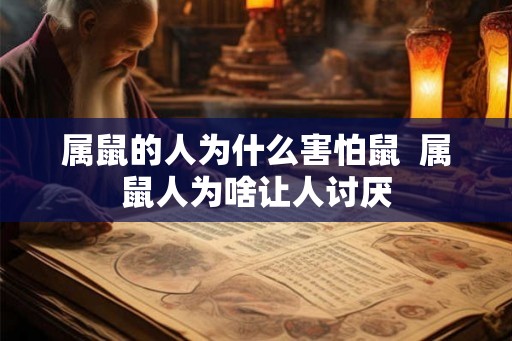 属鼠的人为什么害怕鼠  属鼠人为啥让人讨厌