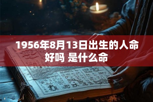 1956年8月13日出生的人命好吗 是什么命 1956年8月13日出生的人命好吗 是什么命