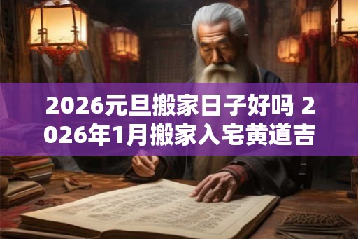 2026元旦搬家日子好吗 2026年1月搬家入宅黄道吉日