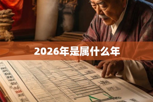 2026年是属什么年 2026年是属什么年