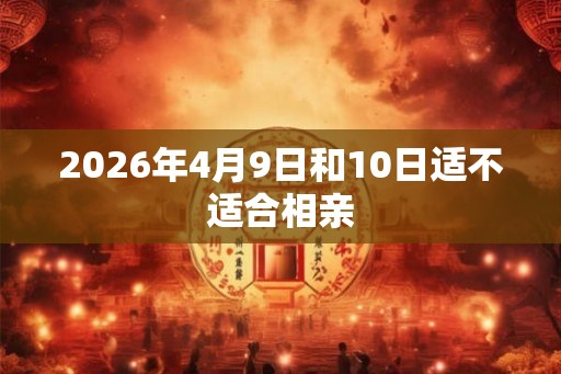 2026年4月9日和10日适不适合相亲