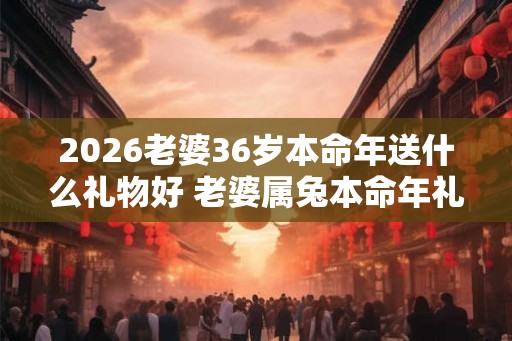 2026老婆36岁本命年送什么礼物好 老婆属兔本命年礼物怎么挑