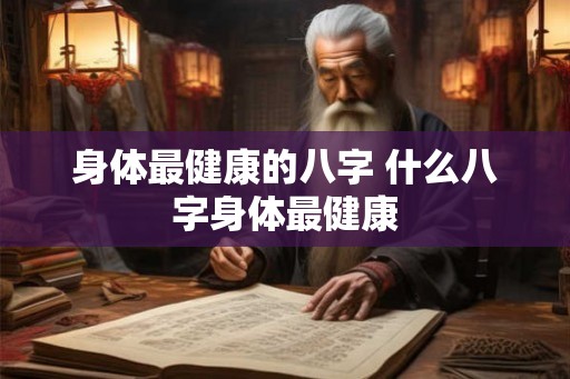 身体最健康的八字 什么八字身体最健康 身体最健康的八字 什么八字身体最健康