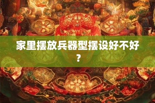 家里摆放兵器型摆设好不好？