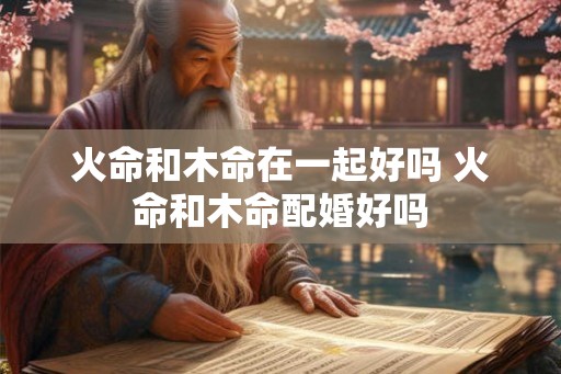 火命和木命在一起好吗 火命和木命配婚好吗