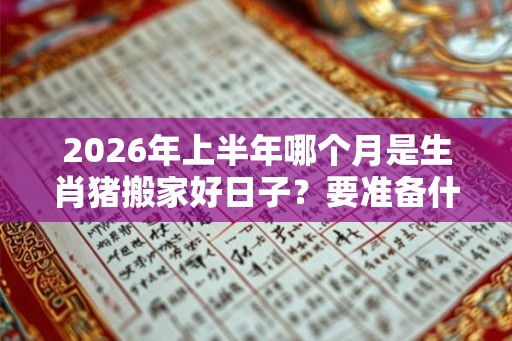 2026年上半年哪个月是生肖猪搬家好日子？要准备什么？
