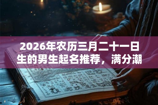 2026年农历三月二十一日生的男生起名推荐,满分潮流的男宝宝名字 2026年农历三月二十一日生的男生起名推荐,满分潮流的男宝宝名字