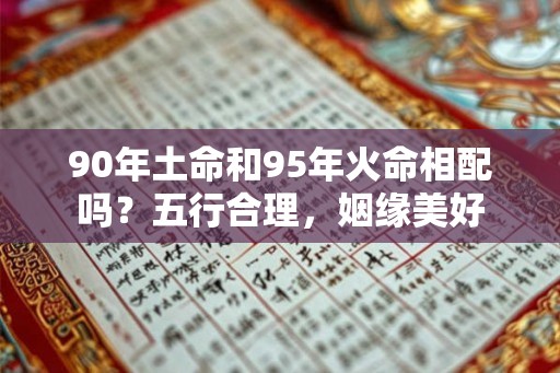90年土命和95年火命相配吗？五行合理，姻缘美好