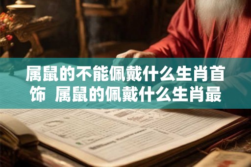 属鼠的不能佩戴什么生肖首饰  属鼠的佩戴什么生肖最适合