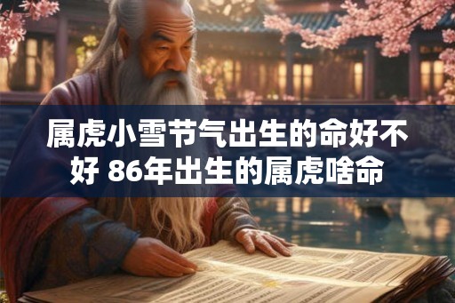 属虎小雪节气出生的命好不好 86年出生的属虎啥命