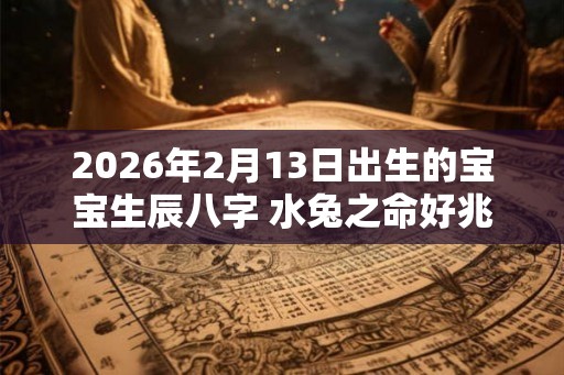 2026年2月13日出生的宝宝生辰八字 水兔之命好兆头 2026年2月13日出生的宝宝生辰八字 水兔之命好兆头