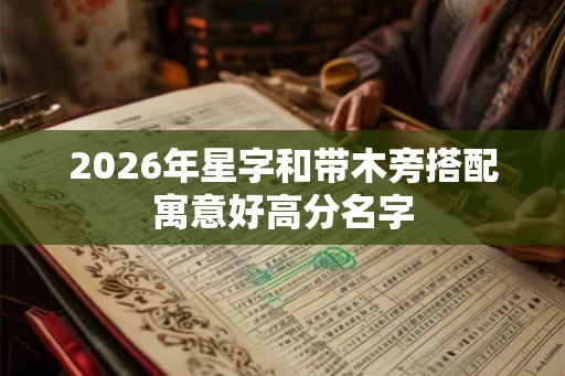 2026年星字和带木旁搭配寓意好高分名字