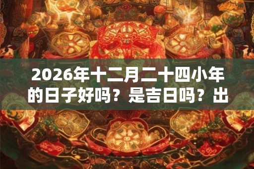 2026年十二月二十四小年的日子好吗？是吉日吗？出殡合适吗？