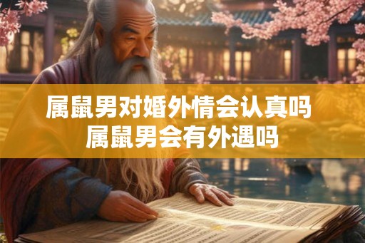 属鼠男对婚外情会认真吗 属鼠男会有外遇吗