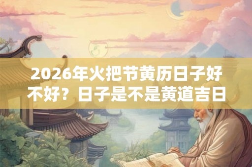 2026年火把节黄历日子好不好？日子是不是黄道吉日呢？
