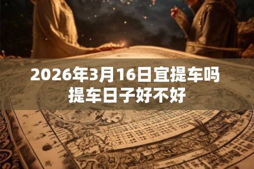 2026年3月16日宜提车吗 提车日子好不好