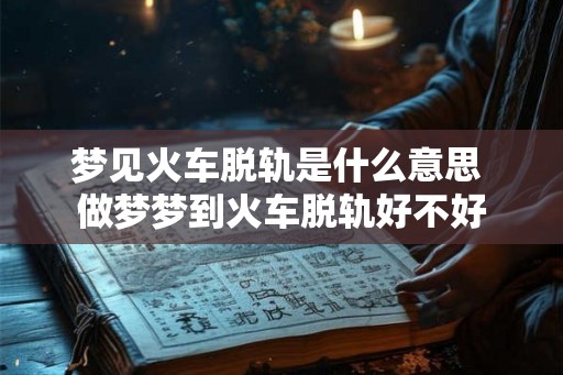 梦见火车脱轨是什么意思 做梦梦到火车脱轨好不好