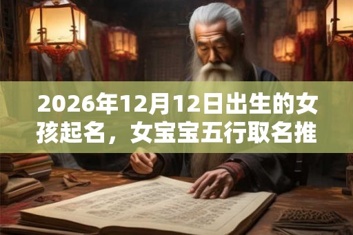 2026年12月12日出生的女孩起名，女宝宝五行取名推荐