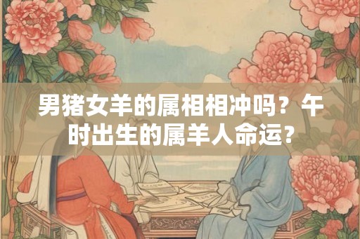 男猪女羊的属相相冲吗？午时出生的属羊人命运？