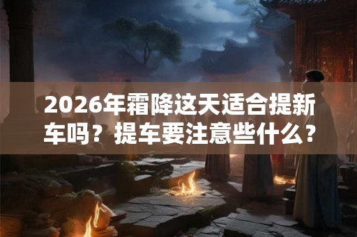 2026年霜降这天适合提新车吗？提车要注意些什么？