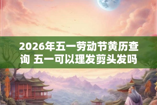 2026年五一劳动节黄历查询 五一可以理发剪头发吗
