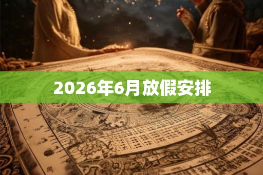 2026年6月放假安排 2026年6月放假安排