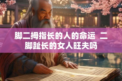 脚二拇指长的人的命运  二脚趾长的女人旺夫吗