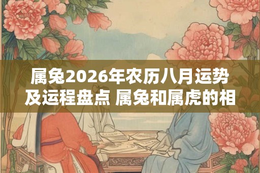 属兔2026年农历八月运势及运程盘点 属兔和属虎的相克吗 属兔2026年农历八月运势及运程盘点 属兔和属虎的相克吗