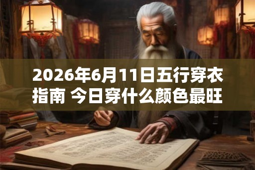 2026年6月11日五行穿衣指南 今日穿什么颜色最旺运