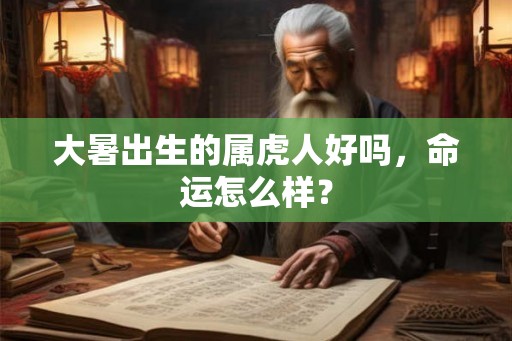 大暑出生的属虎人好吗，命运怎么样？