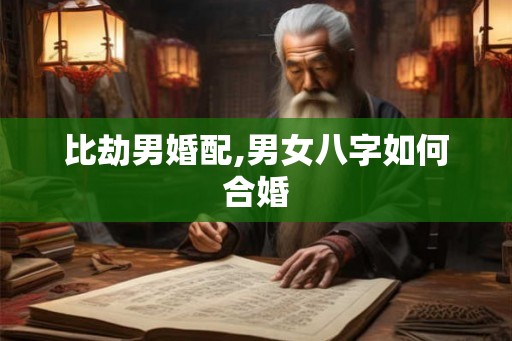 比劫男婚配,男女八字如何合婚