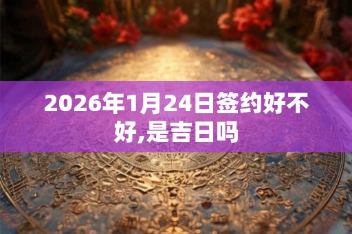 2026年1月24日签约好不好,是吉日吗