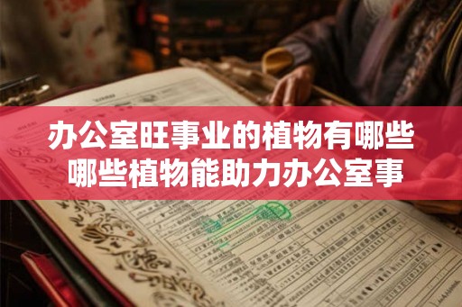 办公室旺事业的植物有哪些 哪些植物能助力办公室事业兴旺