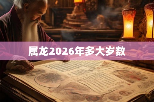 属龙2026年多大岁数