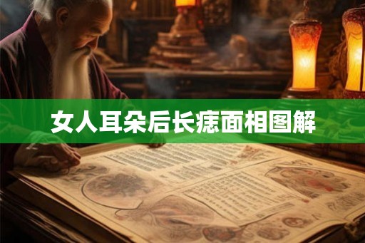 女人耳朵后长痣面相图解