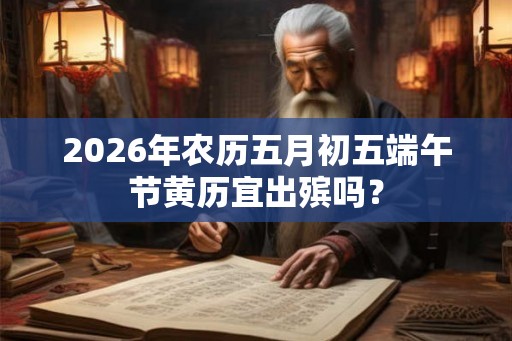 2026年农历五月初五端午节黄历宜出殡吗？