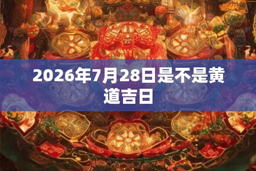 2026年7月28日是不是黄道吉日