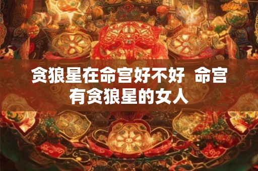 贪狼星在命宫好不好  命宫有贪狼星的女人